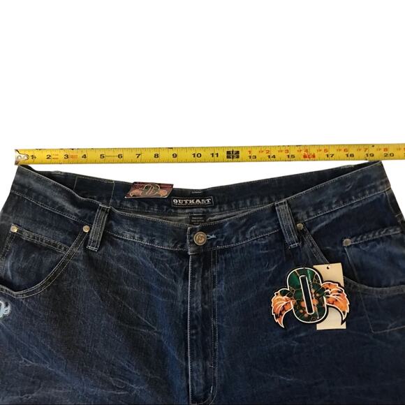 Outkast Clothing Company NWT Men's 42x34 MD1827 Dark Wash Baggy Jeans - Picture 7 of 9